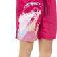 Fuchsia Polyester Men Swim Short - SEHABRANDS