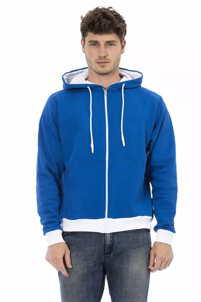 Blue Wool Men Sweater - SEHABRANDS