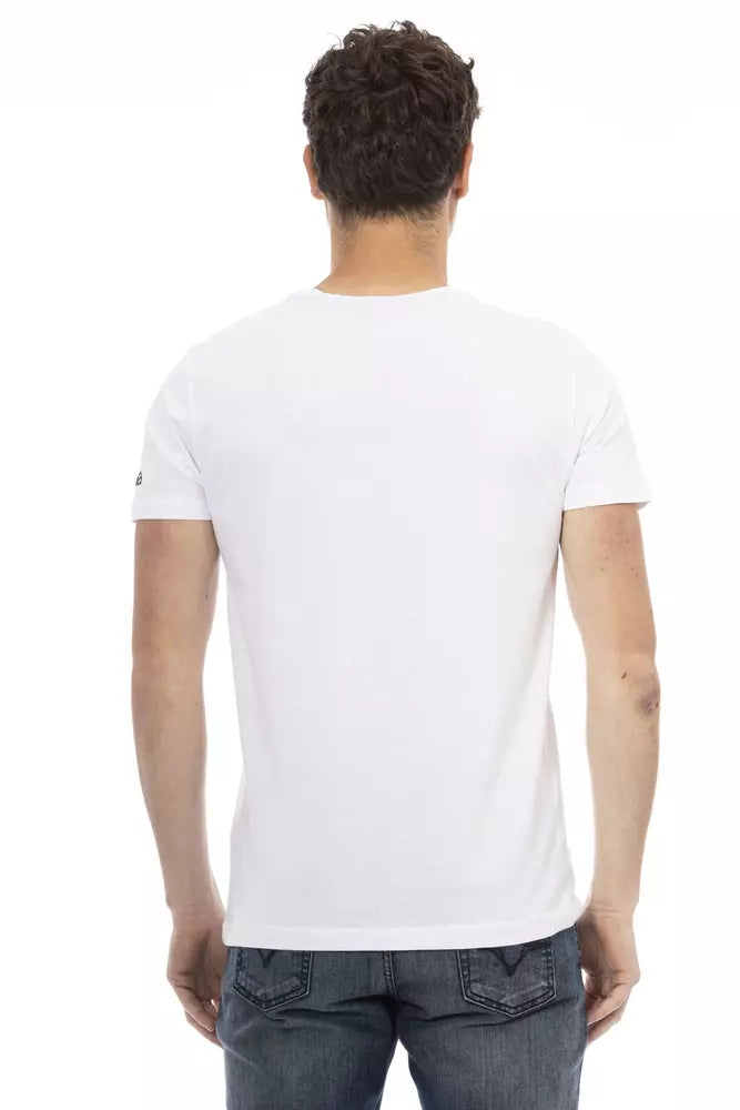 White Cotton Men T-Shirt - SEHABRANDS