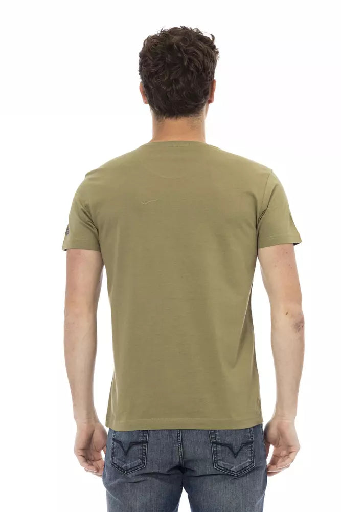 Green Cotton Men T-Shirt - SEHABRANDS