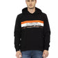 Black Cotton Men Sweater with Hood - SEHABRANDS