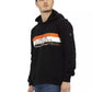 Black Cotton Men Sweater with Hood - SEHABRANDS