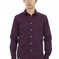 Bordeaux Cotton Men Shirt - SEHABRANDS