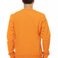 Orange Cotton Men Sweater - SEHABRANDS