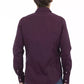 Bordeaux Cotton Men Shirt - SEHABRANDS