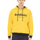 Yellow Cotton Men Hoodie - SEHABRANDS