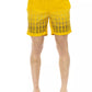 Yellow Polyester Men Swim Short - SEHABRANDS