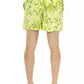 Green Polyester Men's Swimwear Shorts - SEHABRANDS