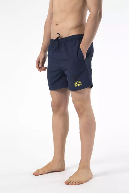 Blue Nylon Men Swim Short - SEHABRANDS