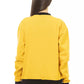 Yellow Cotton Women Sweater - SEHABRANDS