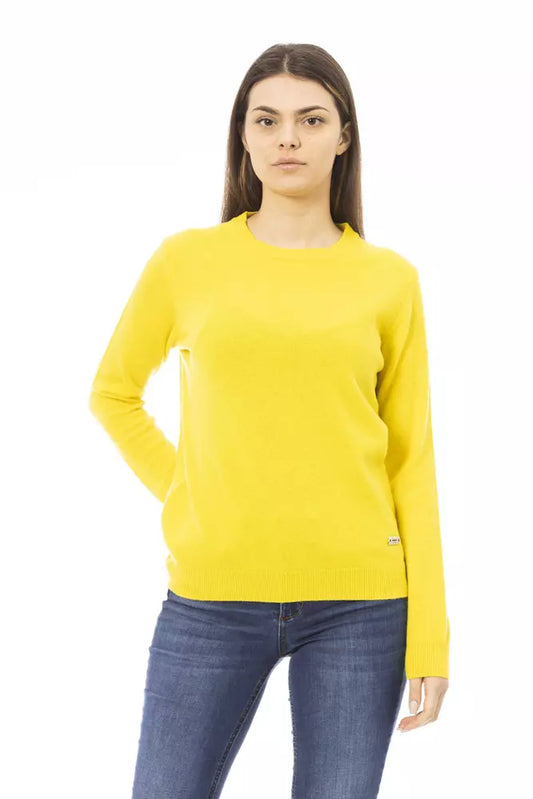 Yellow Wool Women Sweater - SEHABRANDS