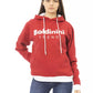 Red Cotton Women Hoodie - SEHABRANDS