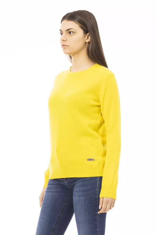 Yellow Wool Women Sweater - SEHABRANDS