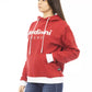 Red Cotton Women Hoodie - SEHABRANDS