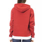 Red Cotton Women Hoodie - SEHABRANDS