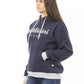 Blue Cotton Women Hoodie - SEHABRANDS