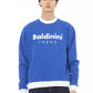 Blue Cotton Men Sweater - SEHABRANDS