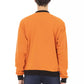 Orange Cotton Men Sweater - SEHABRANDS