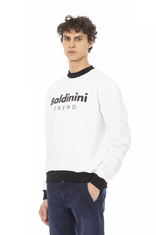 White Cotton Men Sweater - SEHABRANDS