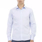 Light Blue Cotton Men Shirt - SEHABRANDS