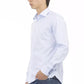 Light Blue Cotton Men Shirt - SEHABRANDS