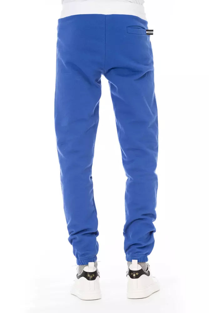 Blue Cotton Men Pant - SEHABRANDS