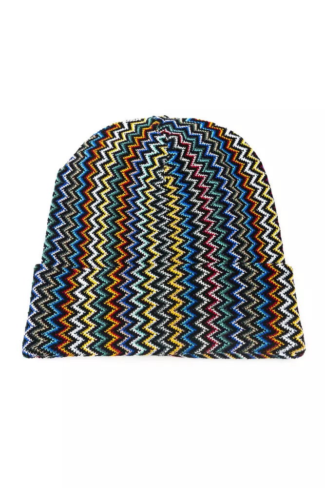 Multicolor Wool Men Hat - SEHABRANDS