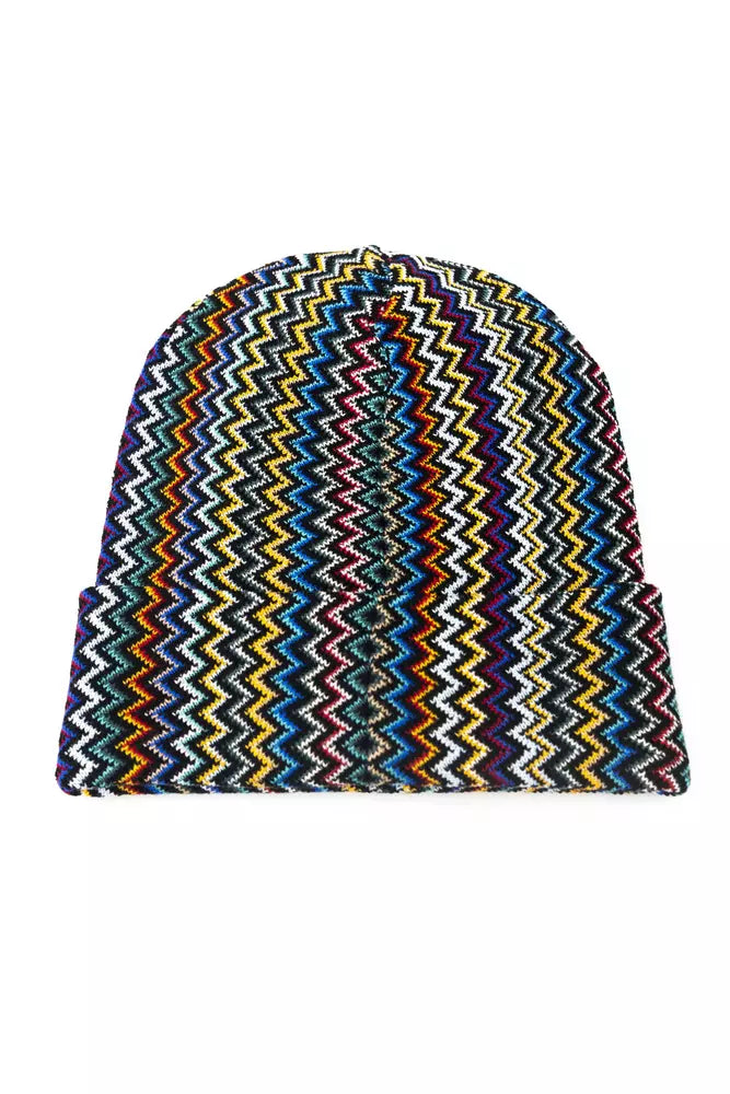 Multicolor Wool Men Hat - SEHABRANDS