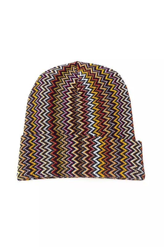 Multicolor Wool Men Hat - SEHABRANDS