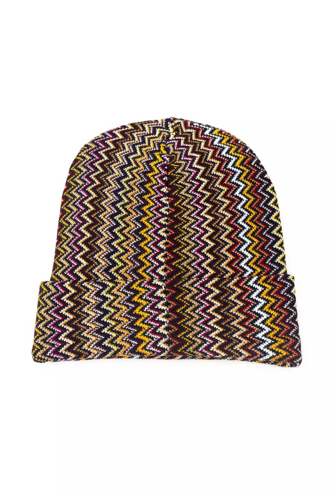 Multicolor Wool Men Hat - SEHABRANDS