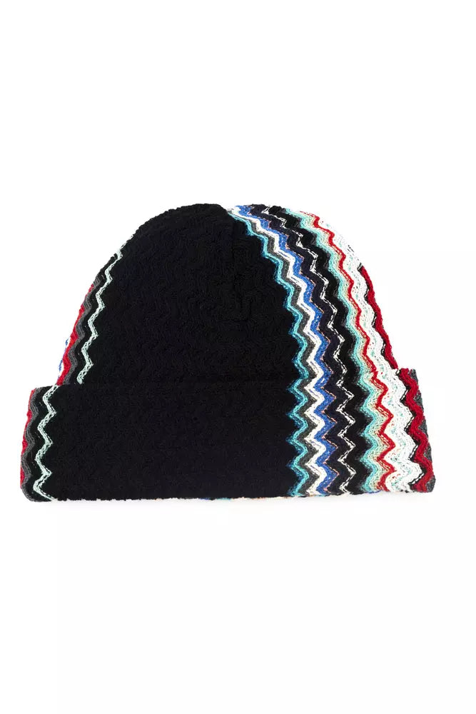 Multicolor Wool Men Hat - SEHABRANDS