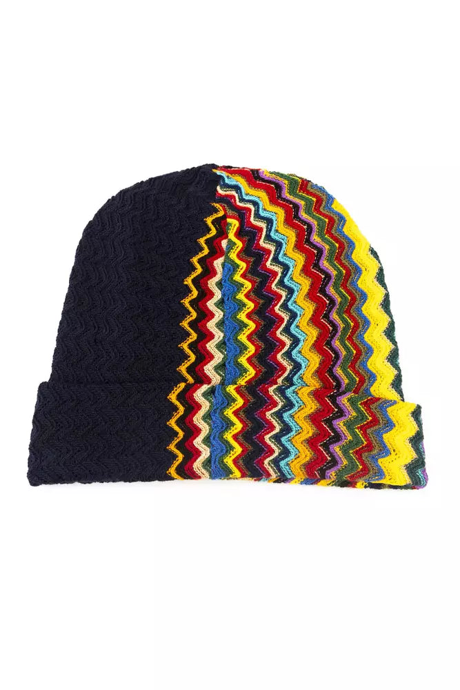 Multicolor Wool Men Hat - SEHABRANDS