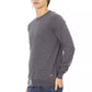 Gray Fabric Men Sweater - SEHABRANDS