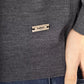 Gray Fabric Men Sweater - SEHABRANDS