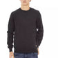 Gray Fabric Men Sweater - SEHABRANDS