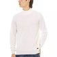 White Fabric Men's Turtleneck Sweater - SEHABRANDS