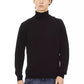 Black Fabric Men Sweater - SEHABRANDS