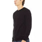 Black Fabric Men Sweater - SEHABRANDS