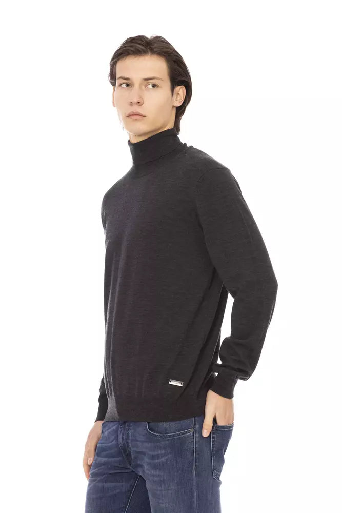 Brown Fabric Men Sweater - SEHABRANDS