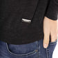 Brown Fabric Men Sweater - SEHABRANDS