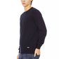 Blue Wool Men Sweater - SEHABRANDS