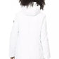 White Polyester Women Jacket - SEHABRANDS