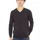 Gray Fabric Men Sweater - SEHABRANDS