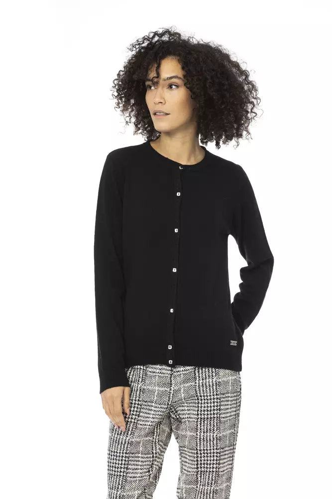 Black Wool Women Sweater - SEHABRANDS