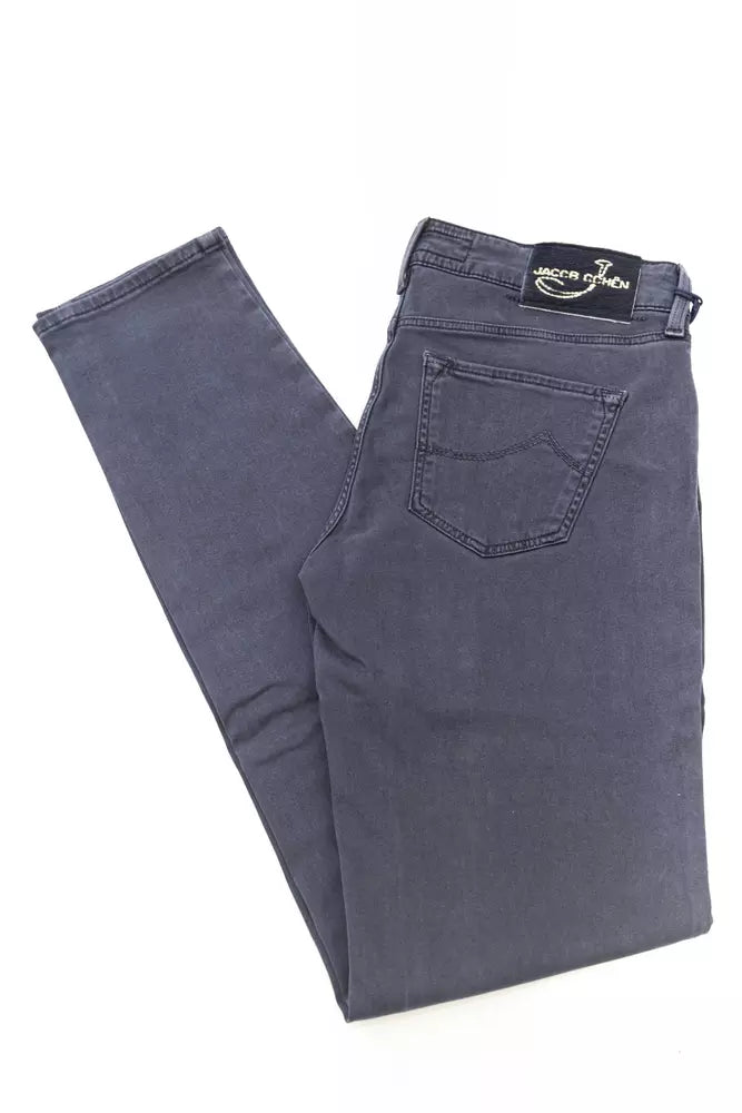 Blue Cotton-Like Women's Jean - SEHABRANDS