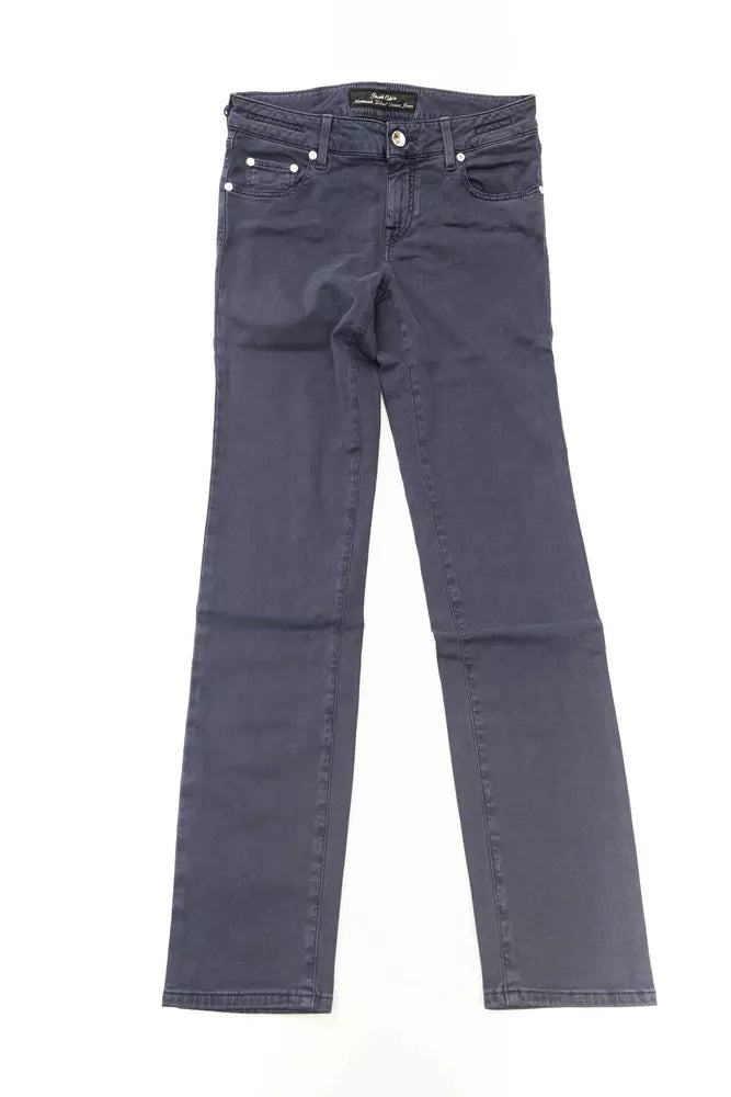 Blue Cotton-Like Women's Jean - SEHABRANDS