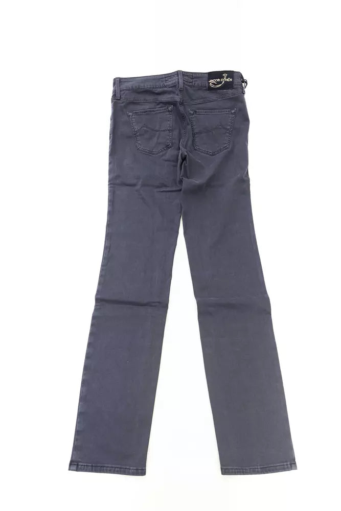 Blue Cotton-Like Women's Jean - SEHABRANDS