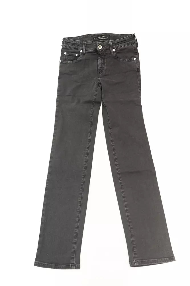 Black Cotton Women's Jeans - SEHABRANDS