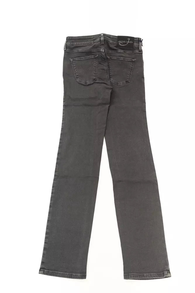 Black Cotton Women's Jeans - SEHABRANDS