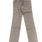 Gray Cotton-Blend Women Jeans - SEHABRANDS